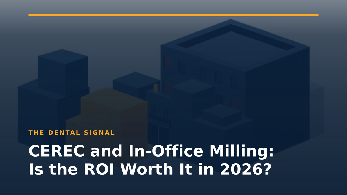 CEREC and In-Office Milling: Is the ROI Worth It in 2026?