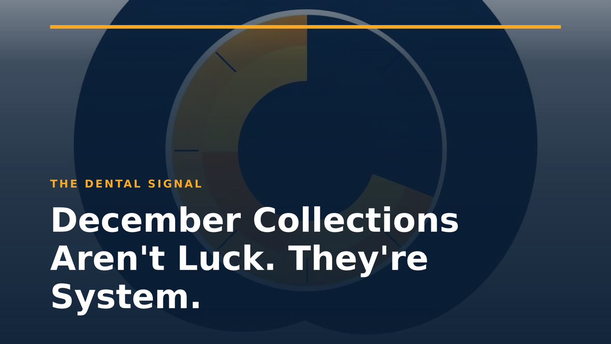 December Collections Aren't Luck. They're System.