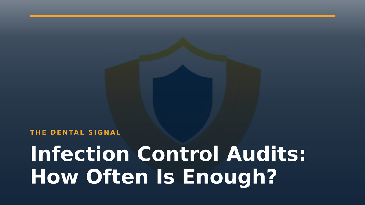 Infection Control Audits: How Often Is Enough?