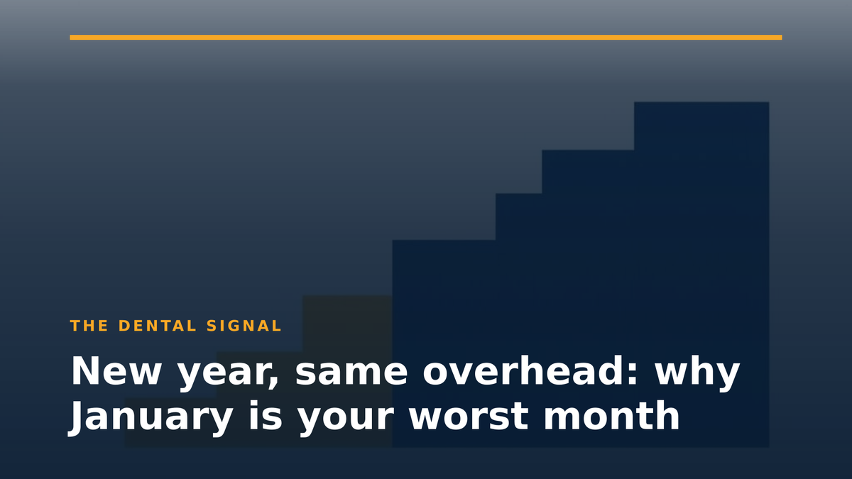 New year, same overhead: why January is your worst month