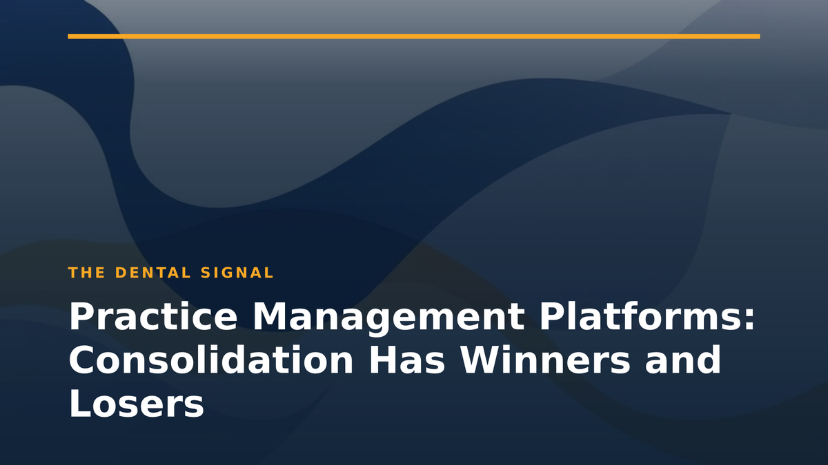 Practice Management Platforms: Consolidation Has Winners and Losers