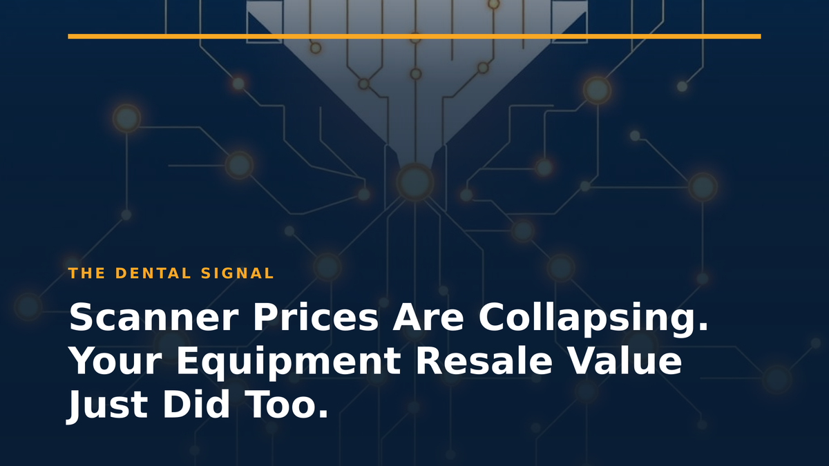 Scanner Prices Are Collapsing. Your Equipment Resale Value Just Did Too.