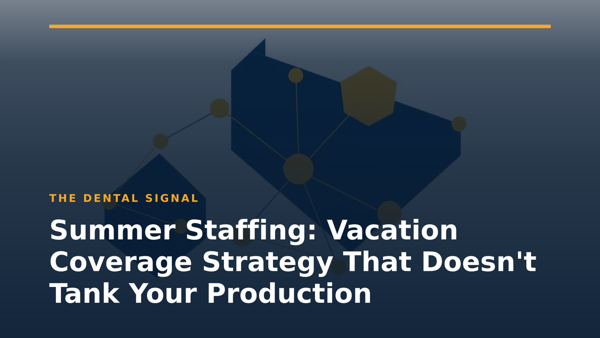 Summer Staffing: Vacation Coverage Strategy That Doesn't Tank Your Production