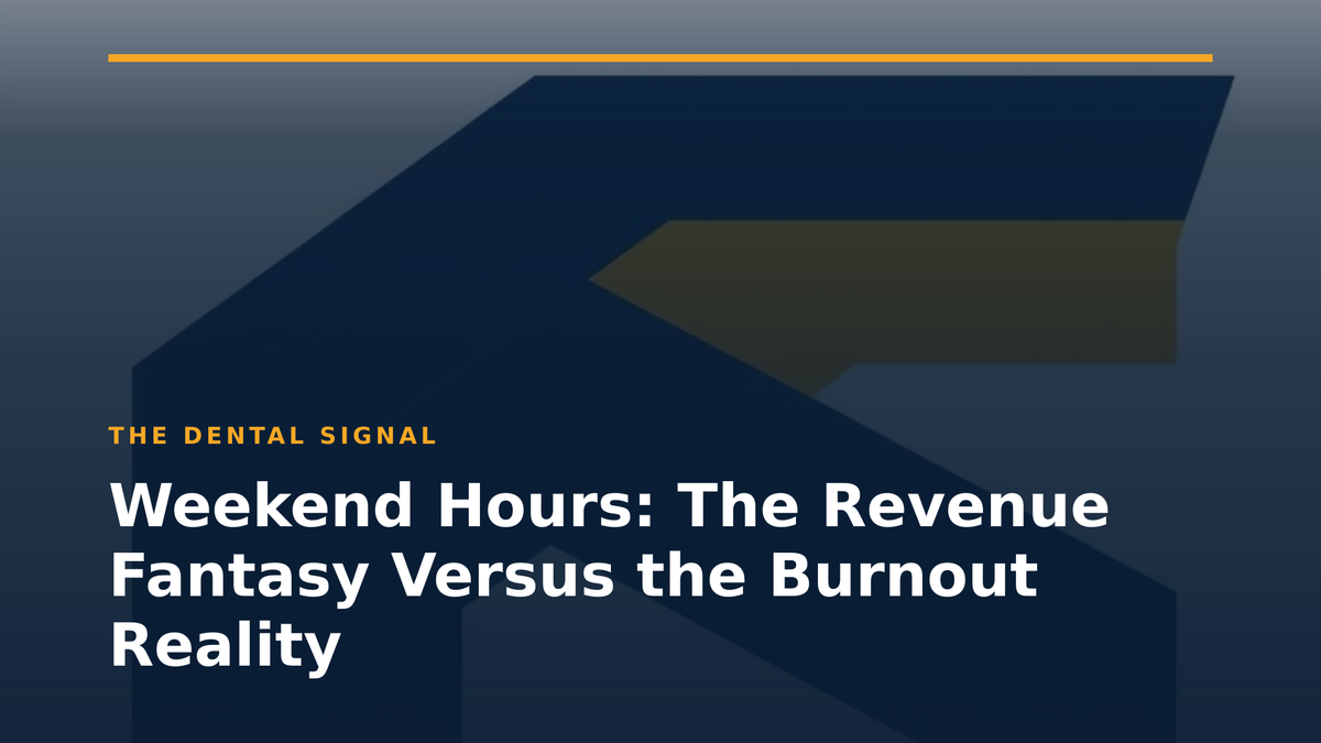Weekend Hours: The Revenue Fantasy Versus the Burnout Reality