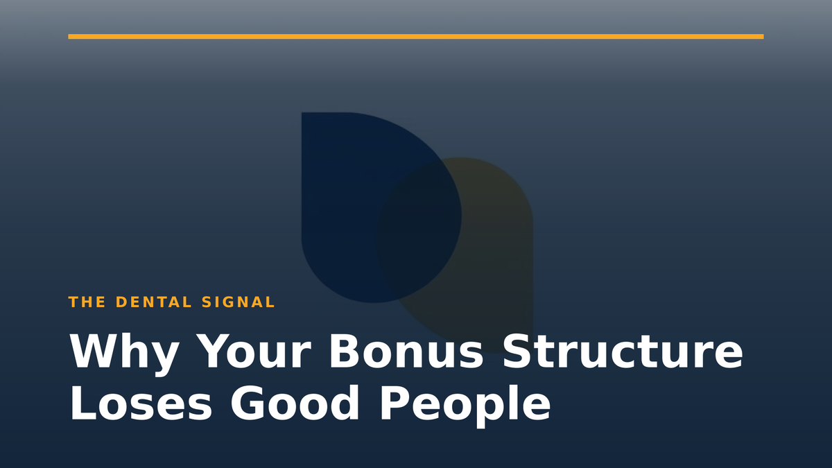 Why Your Bonus Structure Loses Good People