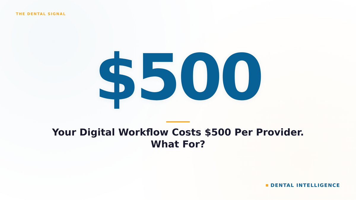 Your Digital Workflow Costs $500 Per Provider. What For?
