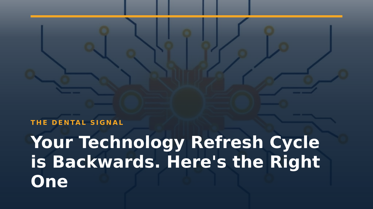 Your Technology Refresh Cycle is Backwards. Here's the Right One