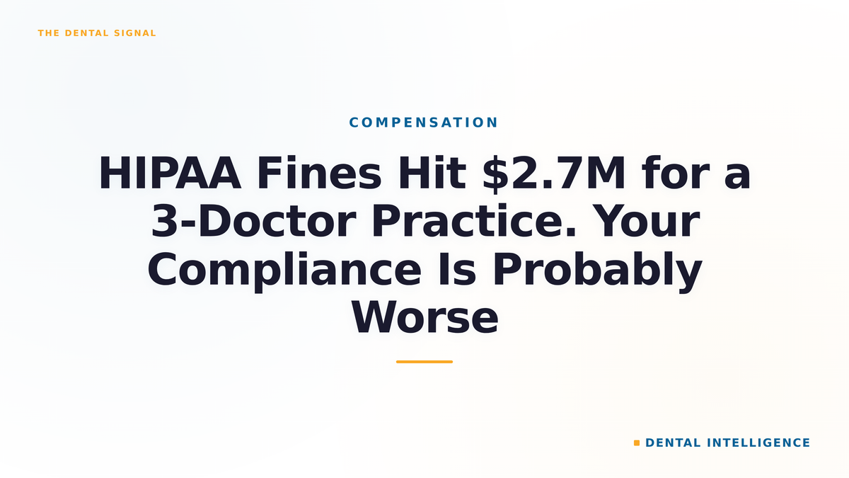 HIPAA Fines Hit $2.7M for a 3-Doctor Practice. Your Compliance Is Probably Worse