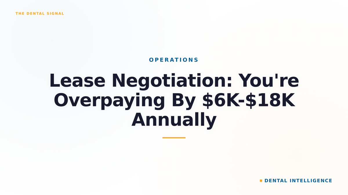 Lease Negotiation: You're Overpaying By $6K-$18K Annually