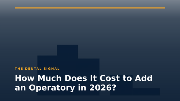 Modern dental operatory with chair and equipment ready for patients