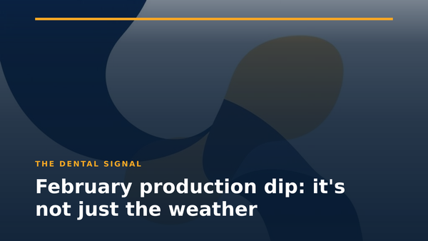 February production dip: it's not just the weather