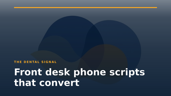 Front desk phone scripts that convert