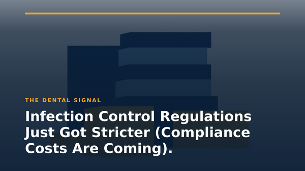 Infection Control Regulations Just Got Stricter (Compliance Costs Are Coming).