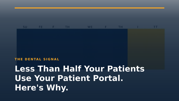 Less Than Half Your Patients Use Your Patient Portal. Here's Why.