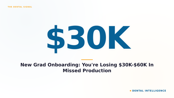 New Grad Onboarding: You're Losing $30K-$60K In Missed Production