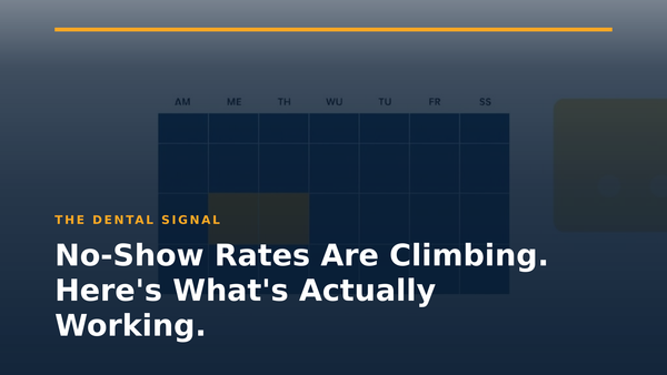 No-Show Rates Are Climbing. Here's What's Actually Working.