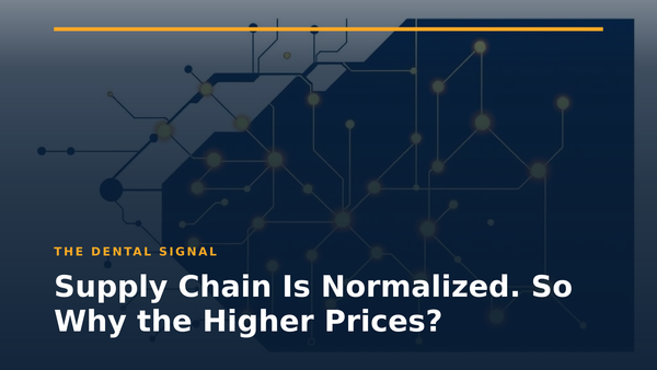 Supply Chain Is Normalized. So Why the Higher Prices?