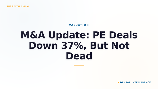 M&A Update: PE Deals Down 37%, But Not Dead