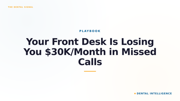Your Front Desk Is Losing You $30K/Month in Missed Calls