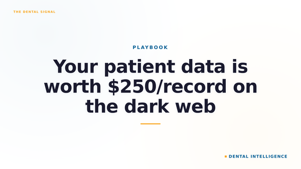 Your patient data is worth $250/record on the dark web