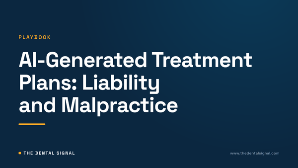 AI-Generated Treatment Plans: Liability and Malpractice