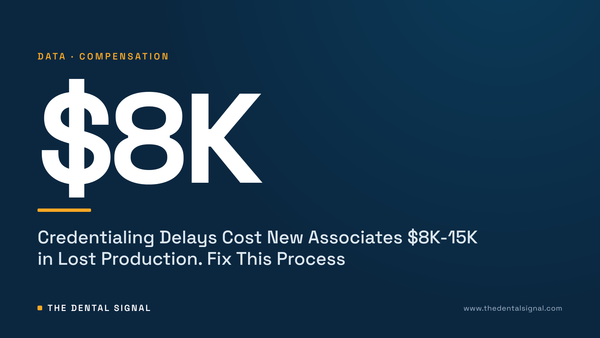 Credentialing Delays Cost New Associates $8K-15K in Lost Production. Fix This Process