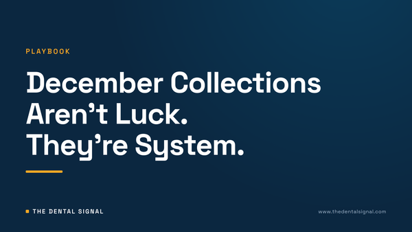 December Collections Aren't Luck. They're System.