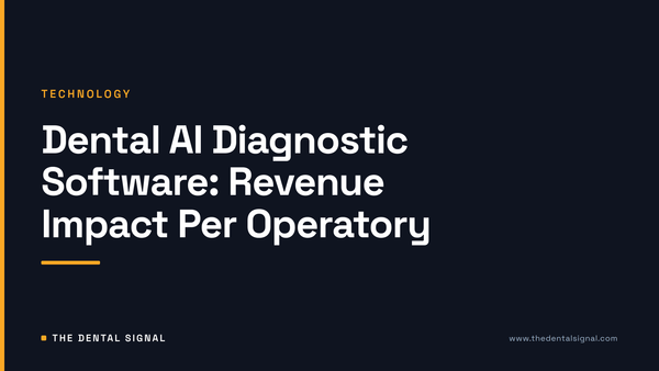 Dental AI Diagnostic Software: Revenue Impact Per Operatory