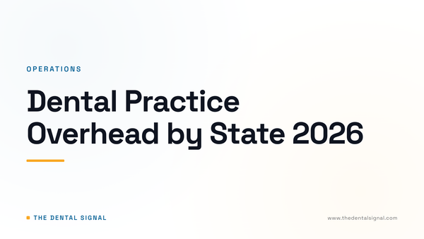 Dental Practice Overhead by State 2026