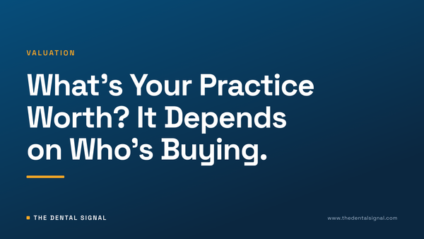 Office workspace representing dental practice valuation and M&A planning