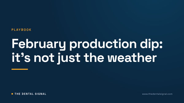February production dip: it's not just the weather