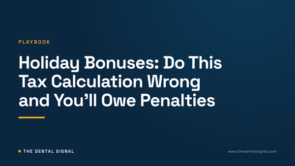 Holiday Bonuses: Do This Tax Calculation Wrong and You'll Owe Penalties