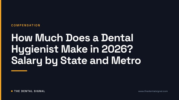 How Much Does a Dental Hygienist Make in 2026? Salary by State and Metro