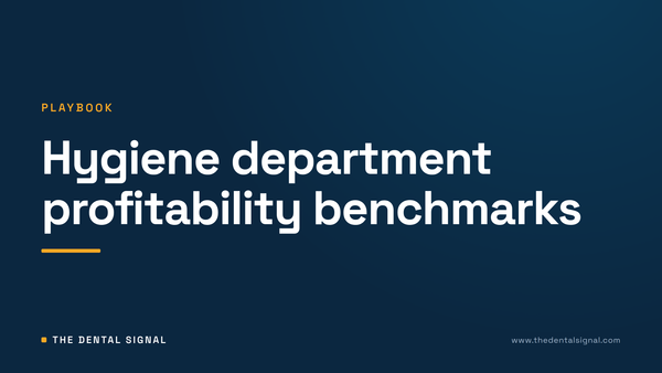 Hygiene department profitability benchmarks