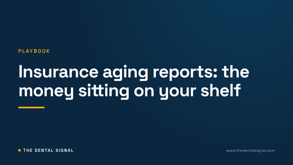 Insurance aging reports: the money sitting on your shelf