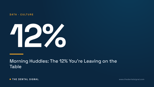 Morning Huddles: The 12% You're Leaving on the Table