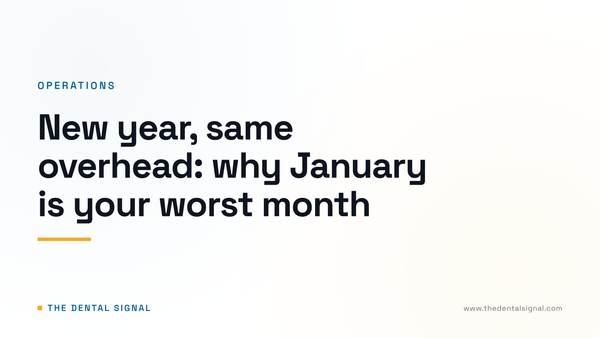 New year, same overhead: why January is your worst month