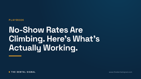 No-Show Rates Are Climbing. Here's What's Actually Working.