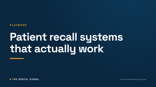 Patient recall systems that actually work