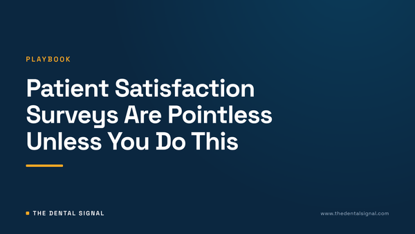 Patient Satisfaction Surveys Are Pointless Unless You Do This