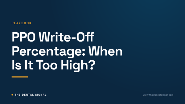 PPO Write-Off Percentage: When Is It Too High?