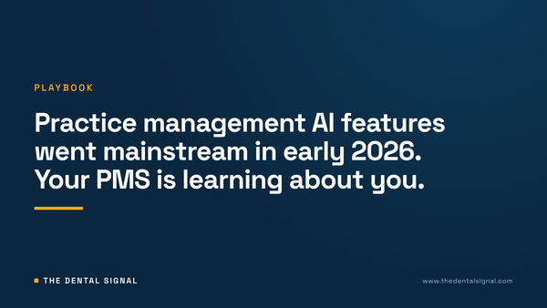 Practice management AI features went mainstream in early 2026. Your PMS is learning about you.