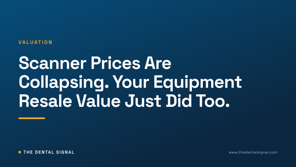 Scanner Prices Are Collapsing. Your Equipment Resale Value Just Did Too.