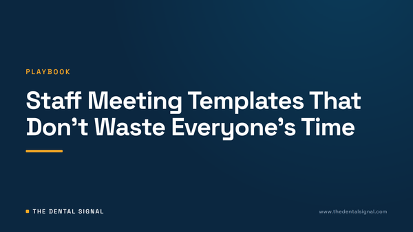 Staff Meeting Templates That Don't Waste Everyone's Time