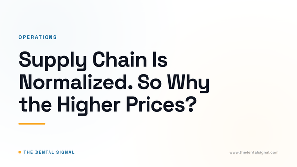 Supply Chain Is Normalized. So Why the Higher Prices?