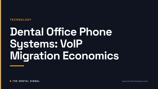 Dental Office Phone Systems: VoIP Migration Economics