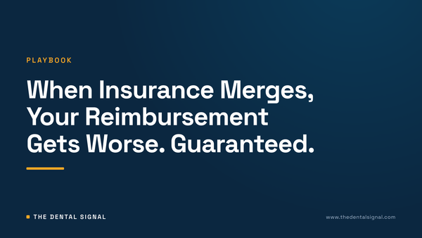 When Insurance Merges, Your Reimbursement Gets Worse. Guaranteed.
