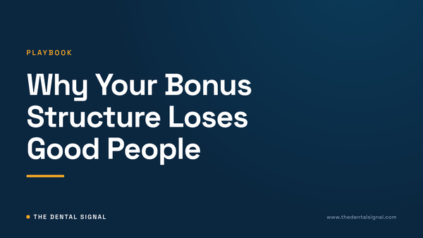 Why Your Bonus Structure Loses Good People