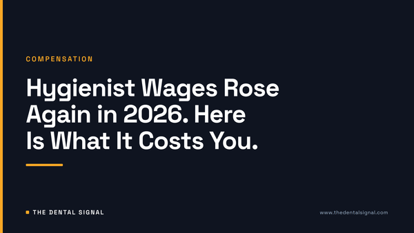 Hygienist Wages Rose Again in 2026. Here Is What It Costs You.